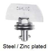 991S02-*-1AGV - Fixed wing head stud - steel/zinc plated