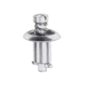 V99S10-*AG - Slotted recess head stud - steel/zinc plated