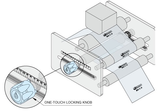 rack and pinion application imao one touch locking knobs