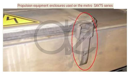 propulsion equipment enclosures used on the metro  SAV75 series