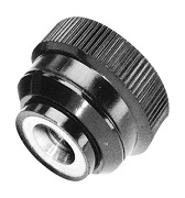 116 Series - Dimcogray round knurled knob