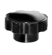 254 Series - Dimcogray round fluted knob