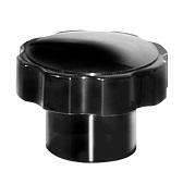 276 Series - Dimcogray round fluted knob