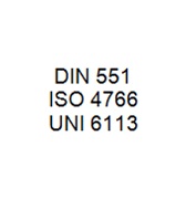 DIN 551 / ISO 4766 / UNI 6113 - Flat Point Slotted Socket Setscrew