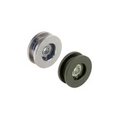 Double flanged guide roller GRL-H