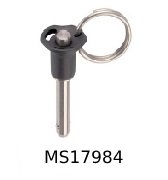 Flightpin - Button handle ball lock pin - NASM17984