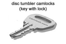 Flat key camlocks