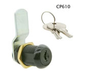 flat key camlock no master key plastic 5 disc CP610 series lock