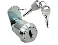 flat key camlock with master key double entry 10 disc 31 series lock