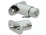pushlock camlock locks round key extra security 10 pin flange fixing GT8990 series