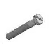 DIN 84 / ISO 1207 / UNI 6107 - Slotted cheese head bolt - SCHB