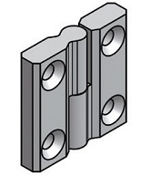 Partly Removable Square Hinge