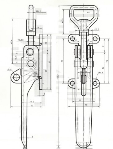 K935 king latches